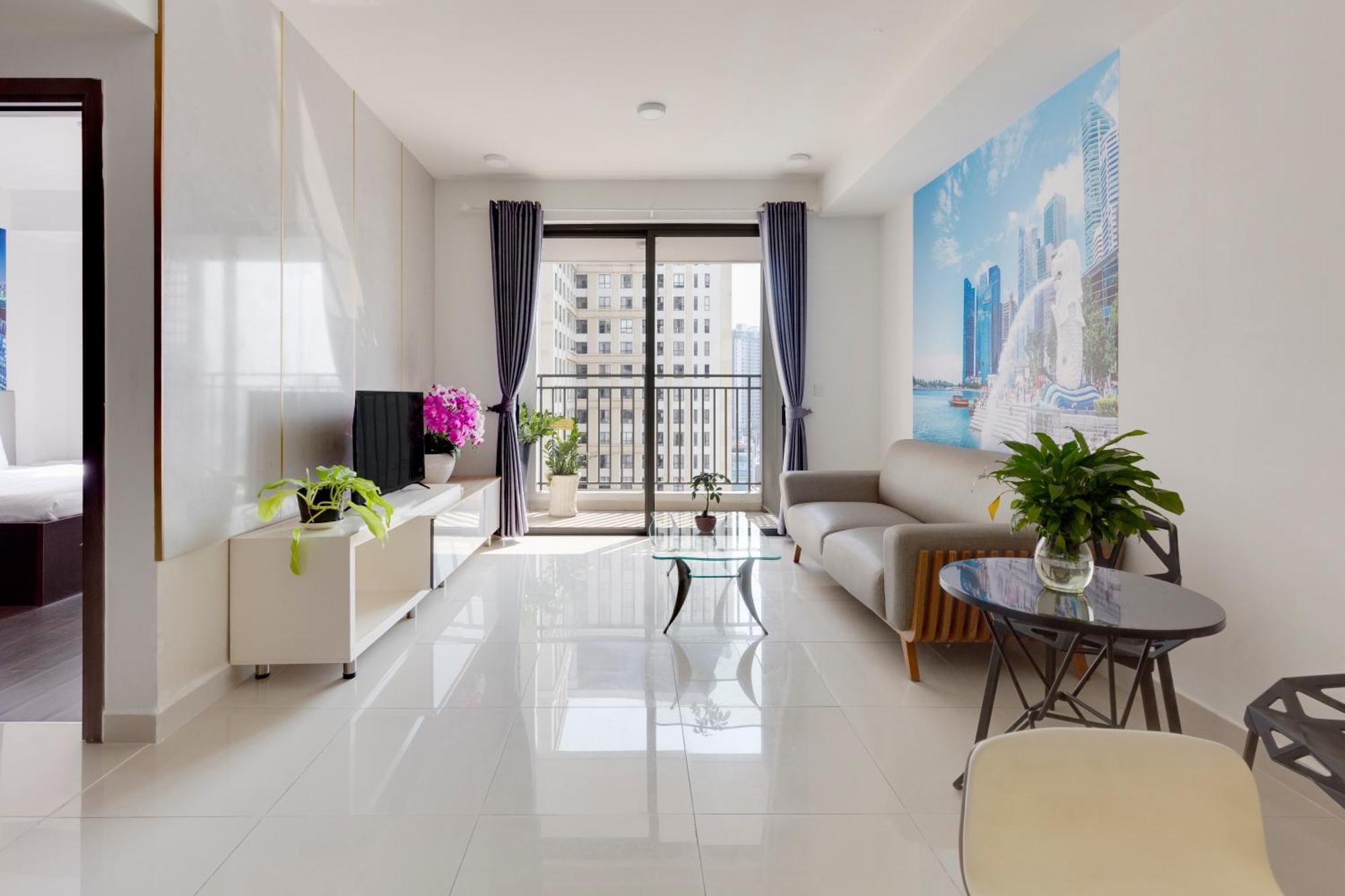 Smile Home Tresor Apartment - Modern Comfortable Ho Chi Minh-Byen Eksteriør billede